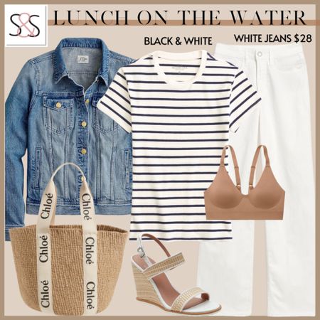 A tee and white jeans are all you need for your spring outfit to be comfy and polished! Pair with sandals for an amazing look!

#LTKSeasonal #LTKstyletip #LTKworkwear