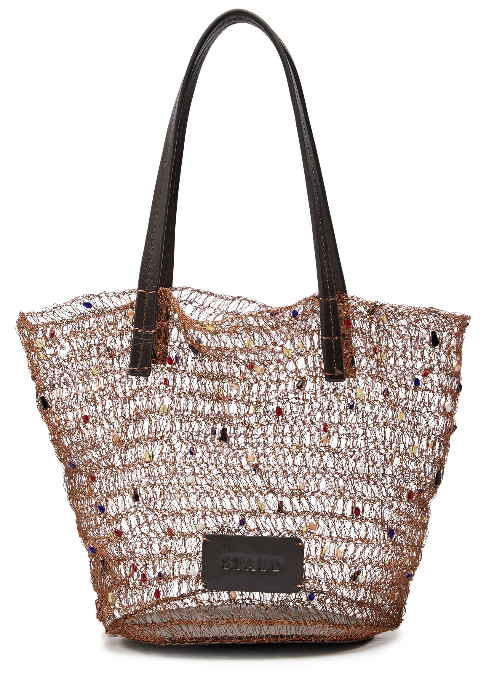 Jewel embellished wire bucket bag | Harvey Nichols