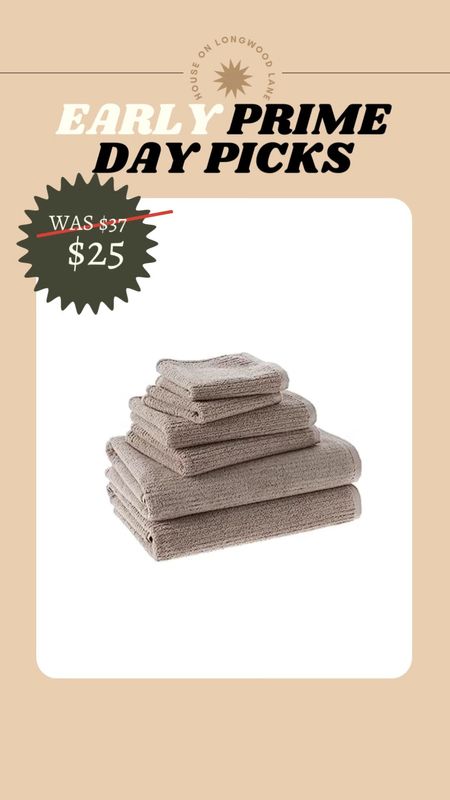 31% OFF RIBBED TOWELS
We have these ribbed towels in white and they're so plush and cozy! Loving this taupe color, this 6-piece set is 31% off! #PrimeDay

#LTKFind #LTKsalealert #LTKunder50