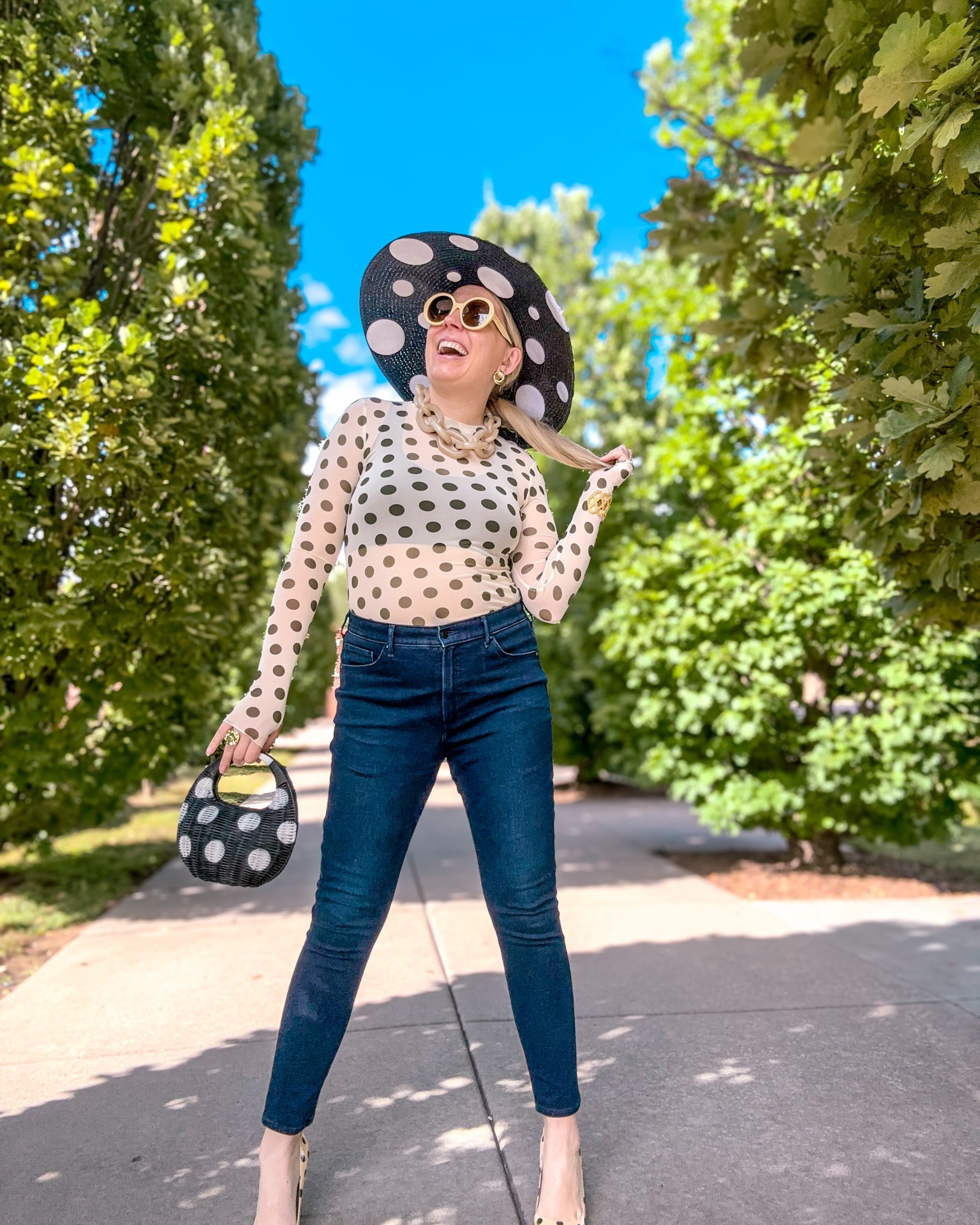 Thrilled that summer is nearly here. It’s absolutely my favorite season and I am so ready for summer nights on my newly re-furnished deck! 

Top - AFRM (linked or rent using my link below)
Jeans - Express (similar linked)
Hat - Eric Javits (similar linked)
Sunglasses - Gucci (linked - OR rental linked from RTR. Use my code for a huge discount on a membership - even returning members: RTRXKBOND
Necklace - similar linked
Heels - Kate Spade
Bag - Kate Spade for Target (linked)
Earrings - Dillards (similar linked)
Bracelet - Lilly Pulitzer (linked)
Ring - Rocksbox (similar linked)

Rent this top from Nuuly! Use my link for $30 off: https://share.nuuly.com/kat42828 (also linked on my IG)

#LTKootd #LTKSeasonal #LTKTall