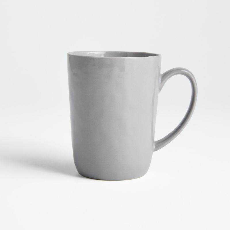 Mercer Grey Mug + Reviews | Crate and Barrel | Crate & Barrel