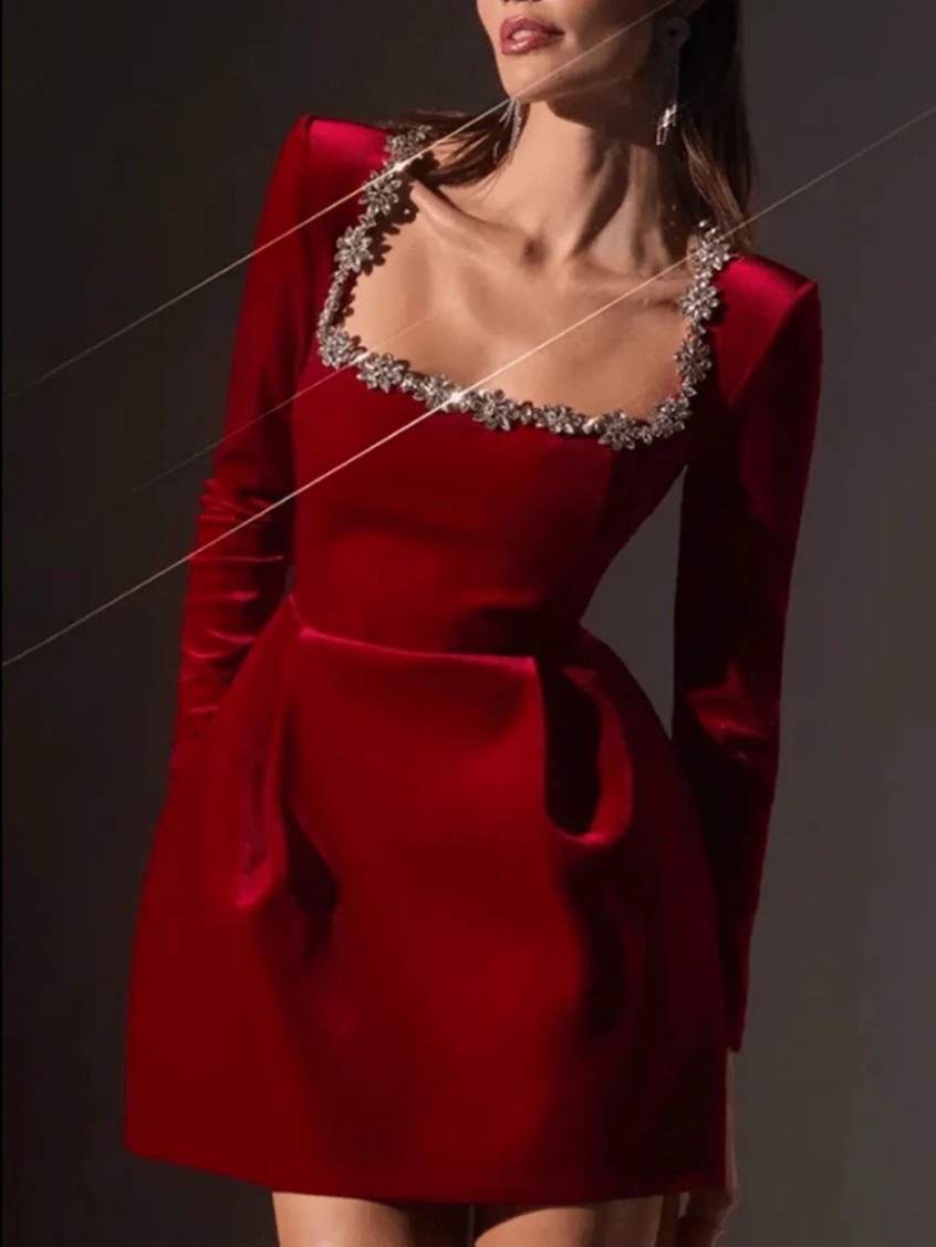 Holiday party dress ♥️🎄
Click below to shop! 

Holiday dress, Christmas dress, red dress, velvet dress, Christmas outfit, holiday outfit, Christmas Eve outfit, SHEIN 

#LTKGiftGuide #LTKParties #LTKHoliday