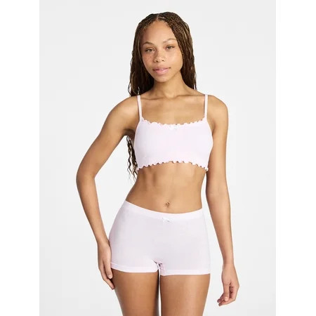 No Boundaries Seamless Cami and Boyshort Set 2-Piece Women s XS-XXXL | Walmart (US)