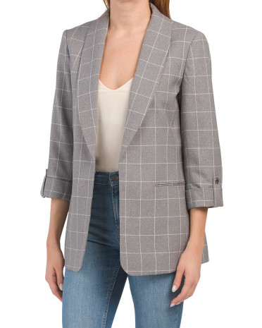 Windowpane Blazer | TJ Maxx