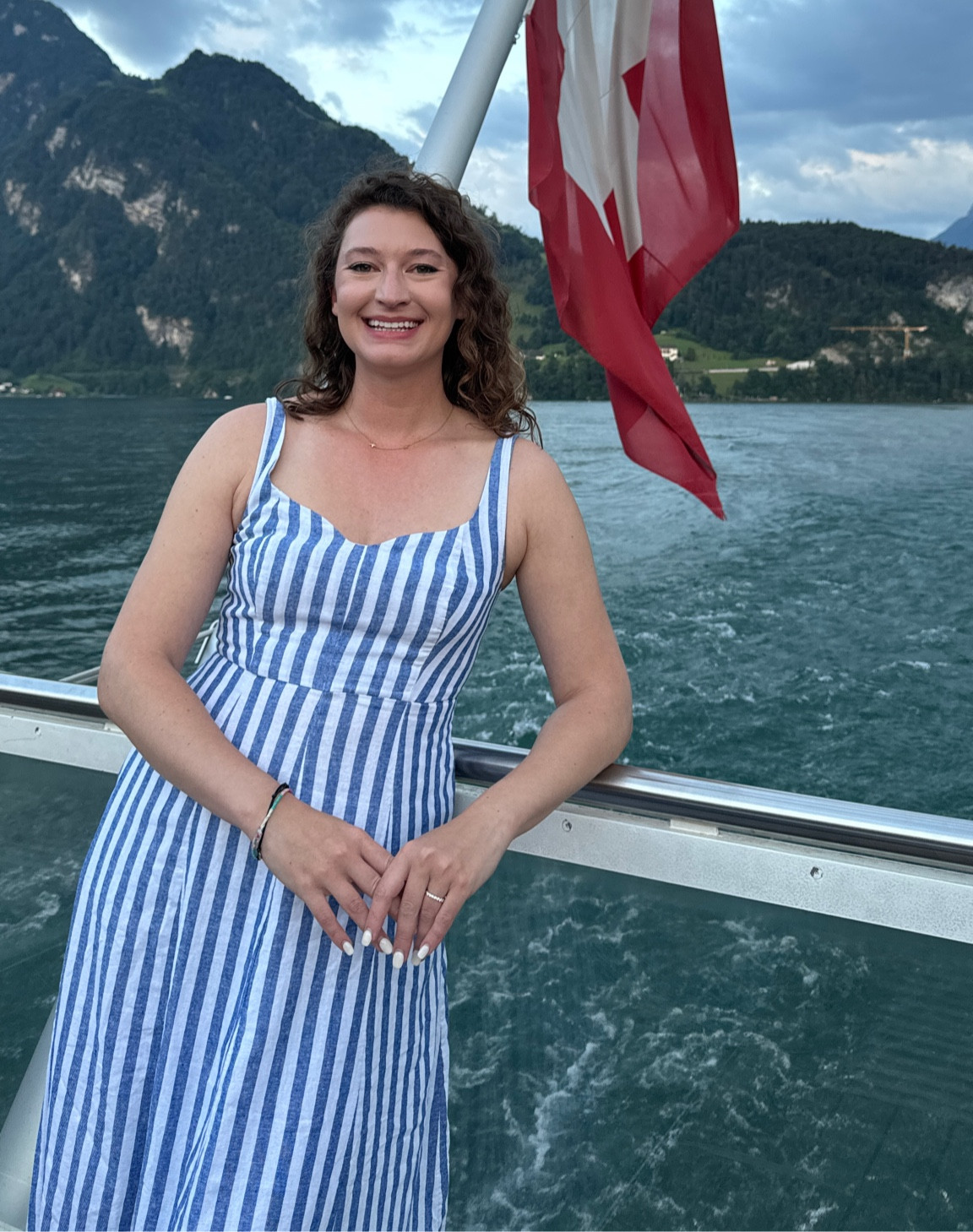 My farewell dinner dress from my Switzerland OGW Group Trip! Wearing a medium. I love this dress and bought it in two colors. There is also a mini version as well. 

#LTKTravel #LTKSummerSales #LTKFindsUnder50