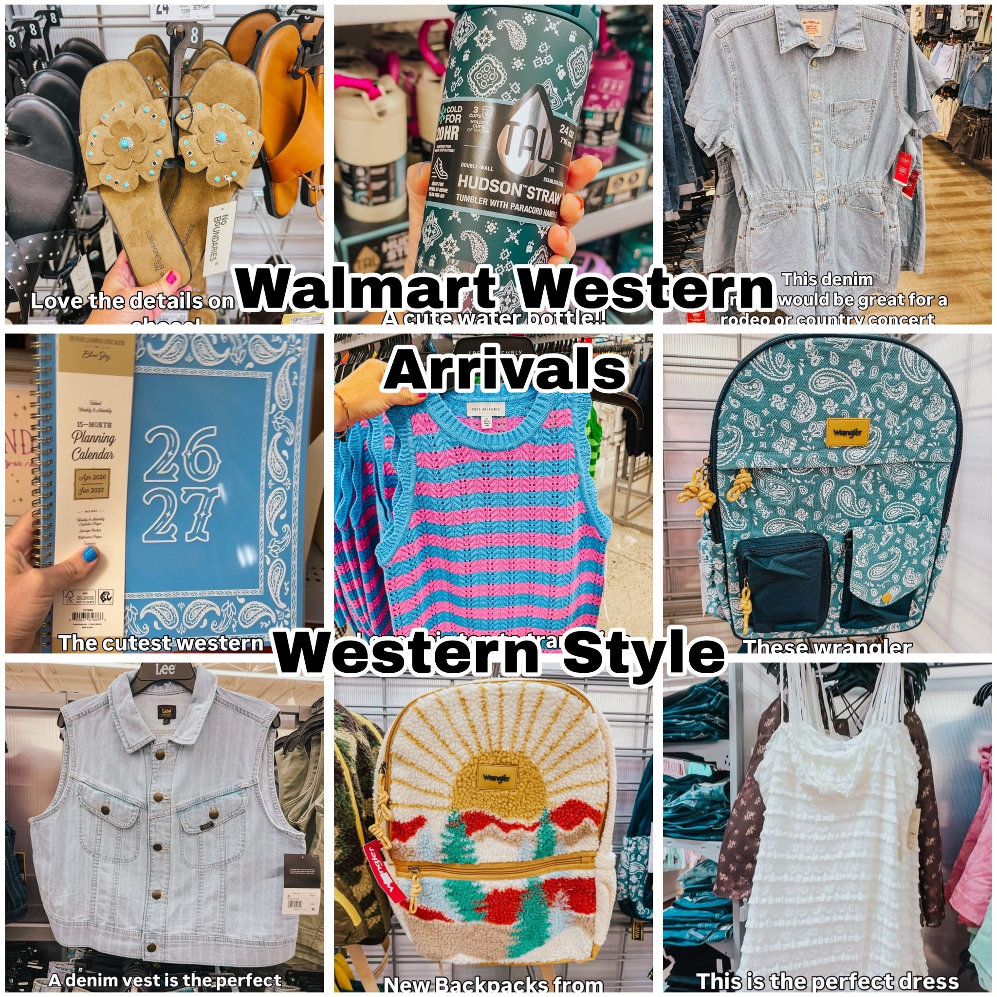 Have you seen these new western arrivals from Walmart? They are so cute and affordable!!
👜 Follow + Comment COWGIRL and I will send you all the shopping links!
#walmartfinds #westernstyle #walmartwesternfashion #cowgirlfashion

#LTKootd #LTKgrwm #LTKvlog