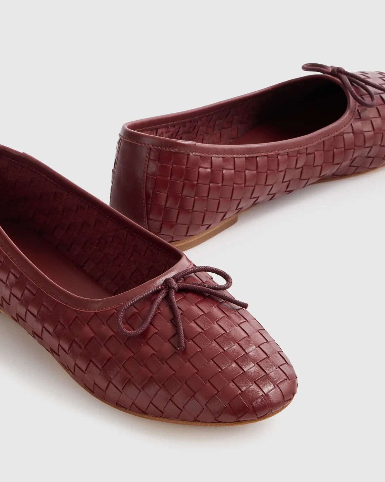 Italian Leather Handwoven Ballet Flat | Quince