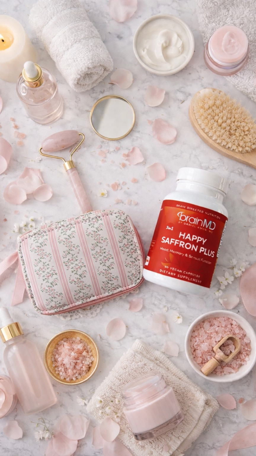 BRANMD HAPPY SAFFRON PLUS | Little things that make my mornings feel brighter ✨ Feeling happier, more focused, and just… better. My secret? Happy Saffron 🍊 

#LTKmorningroutine #LTKmomlife #LTKselfcare