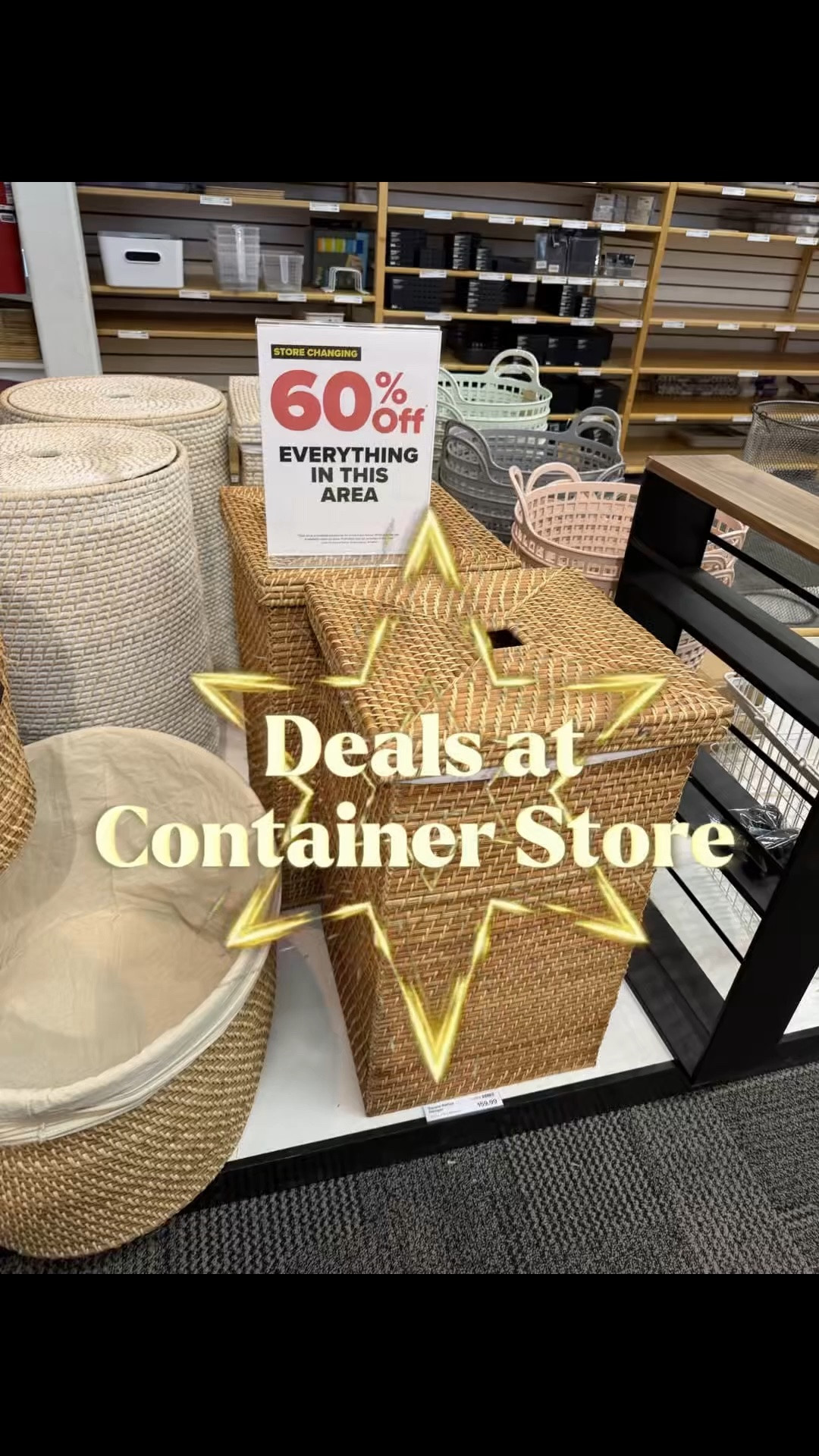 The @containerstore has some amazing deals this weekend that you need to have.

#LTKU #LTKSaleAlert #LTKHome
