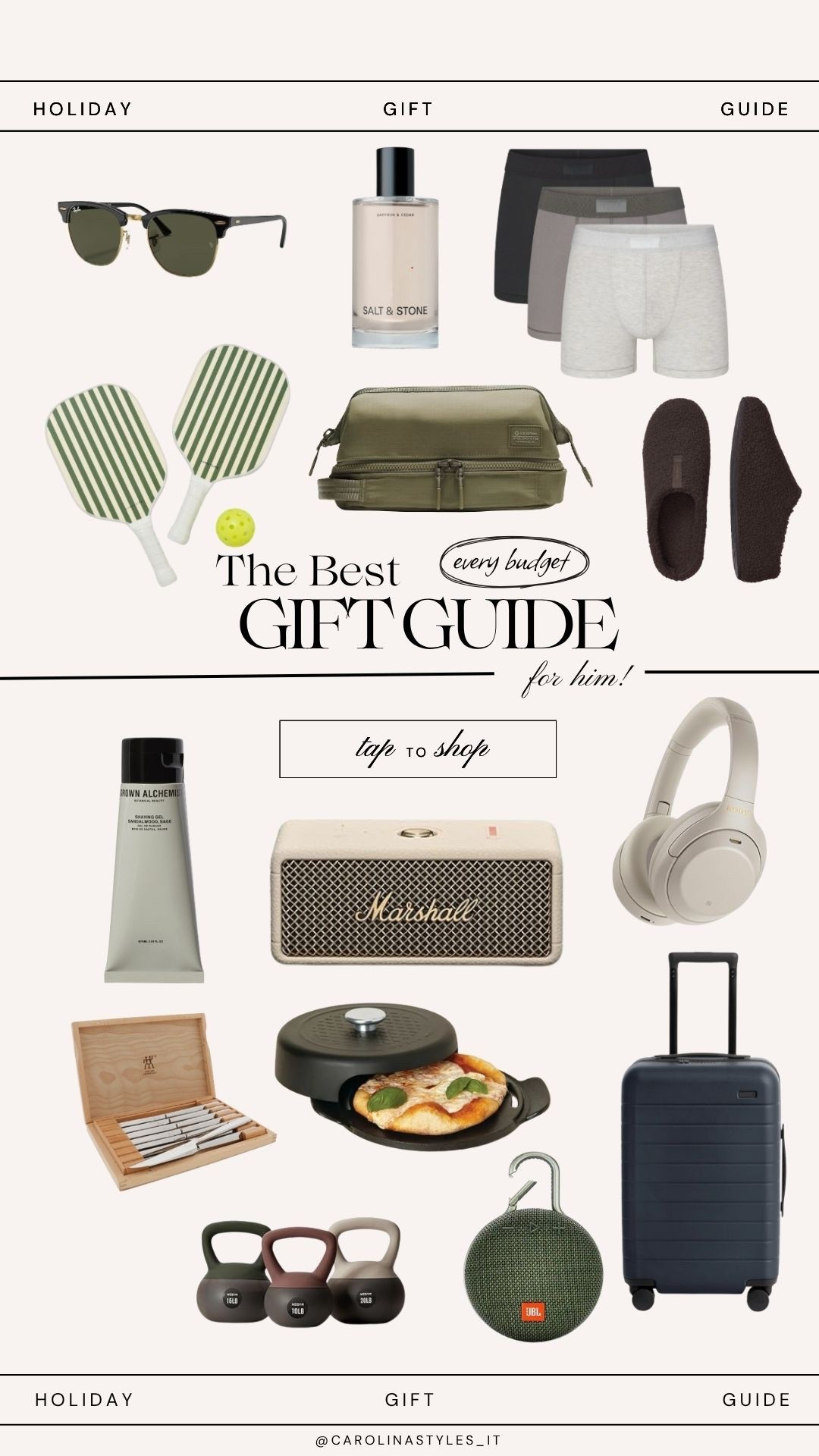 The ultimate gift guide for him! From headphones, slippers, to grilling there will definitely be something in this list you’ll love and he will too!  In all price ranges 🤗

#LTKFindsUnder100 #LTKHoliday #LTKGiftGuide