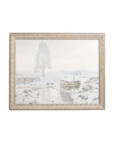 Made In Usa 20x16 Jozef Rapacki Winter Landscape Art | TJ Maxx