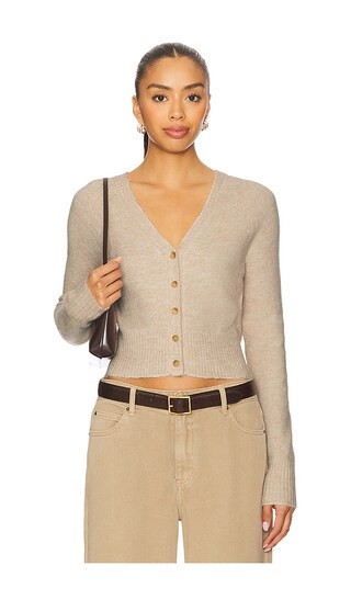 Free People School Girl Cardi in Cream. - size S | Revolve Clothing (Global)
