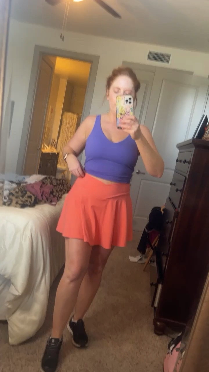 Wearing a medium in top & skirt♥️

#LTKunder50 #LTKFitness