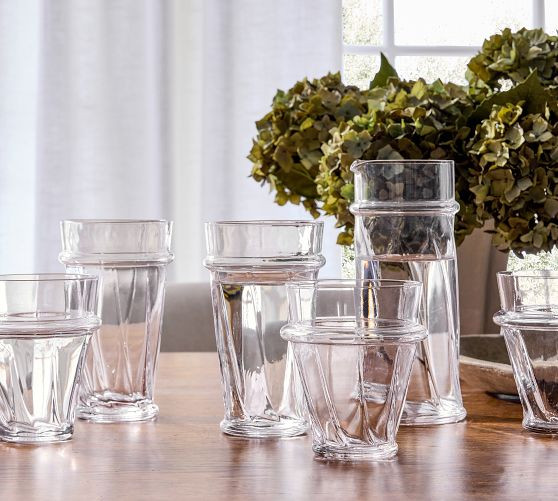 Moroccan Swirl Glassware Collection | Pottery Barn (US)