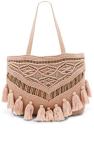 Cleobella Swoon Tote Bag in Blush | Revolve Clothing