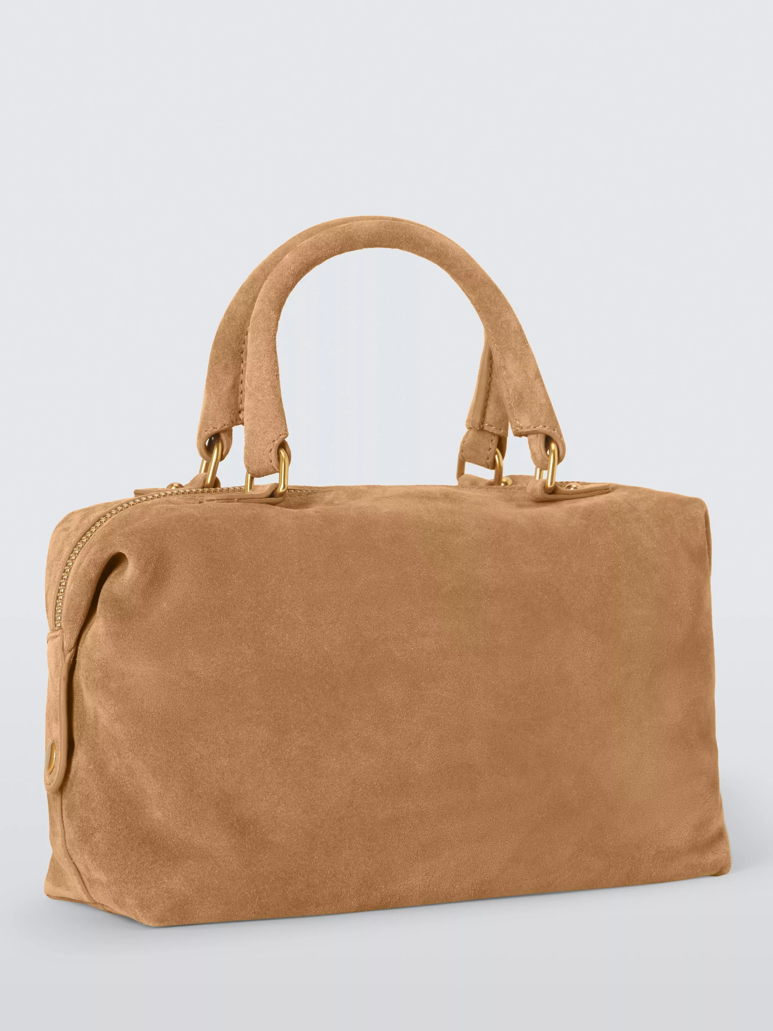 Suede Bowler Bag, Honey | John Lewis (UK)