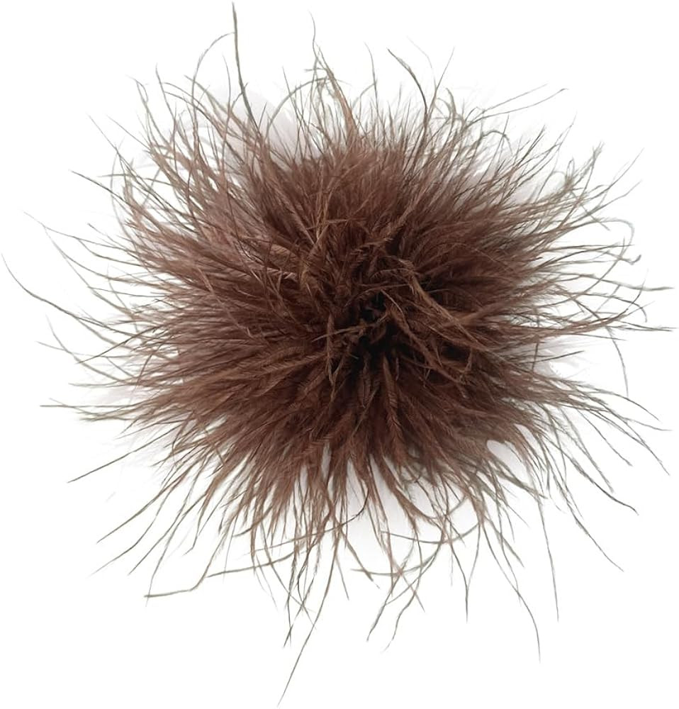 Dainty Feather Flower Large Brooch Pin for Women Men Elegant Oversized Floral Lapel Pins Shawl Dr... | Amazon (US)