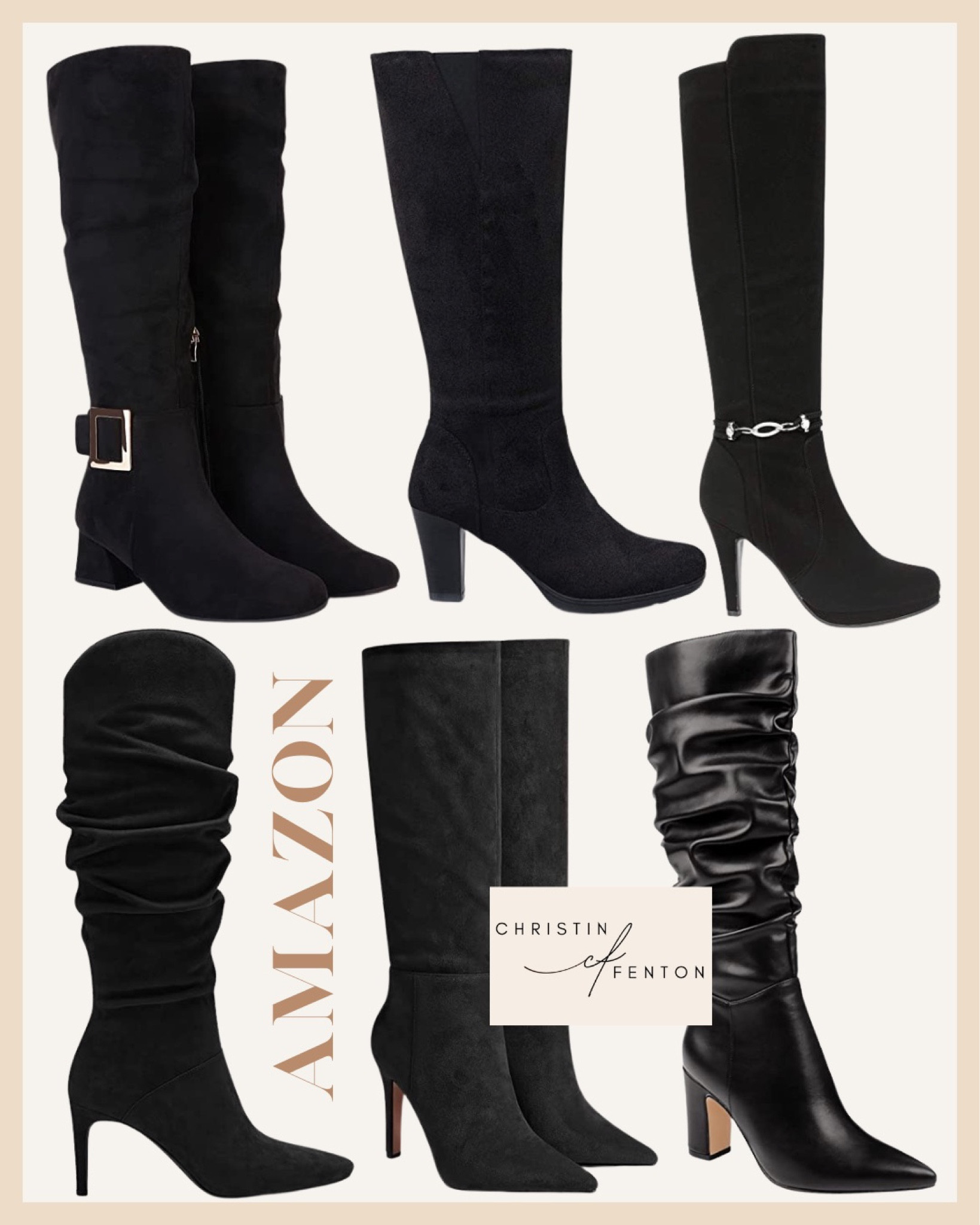 Amazon boots, knee high boots, tall boots, leather boots, riding boots, winter boots @shop.ltk #liketkit #founditonamazon 🥰 Thank you for shoe shopping with me! 🤍 XO Christin  #LTKshoecrush #LTKworkwear #LTKstyletip #LTKsalealert #LTKunder50 #LTKunder100 #LTKGiftGuide #LTKSeasonal 