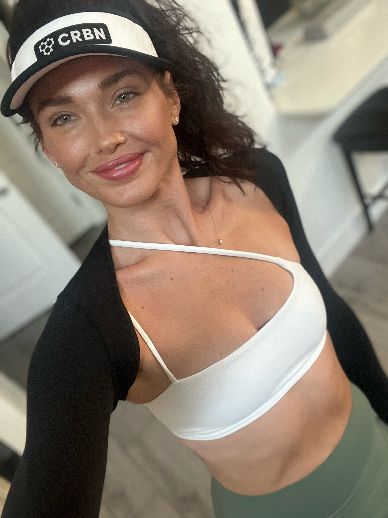 SALE!!! 

Lululemon sports bra on sale! Does not have adjustable straps so I recommend down sizing. 

Align skirt - size 2 

Shoulder yoga shrug - size 4 

Hat - CRBN PICKLEBALL- use code PICKLEBALLJANA for discount! 

Follow my insta for more pickleball content @pickleballjana

#LTKFitness #LTKSaleAlert #LTKActive
