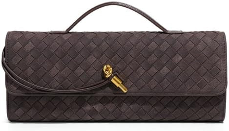 Trendy Woven Evening Clutch Purses Women Underarm Shoulder Handbag Cute Satchels Crossbody Purse ... | Amazon (US)