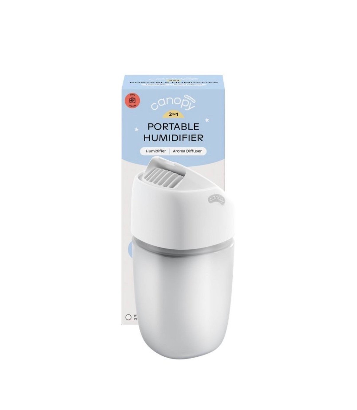 Canopy Mist Free Travel Humidifier- Travel Size, Includes Aroma Diffusion,
Dishwasher Safe, Mold Inhibiting - 0.5L - White

Target kids finds 
Home wellness

#LTKHome