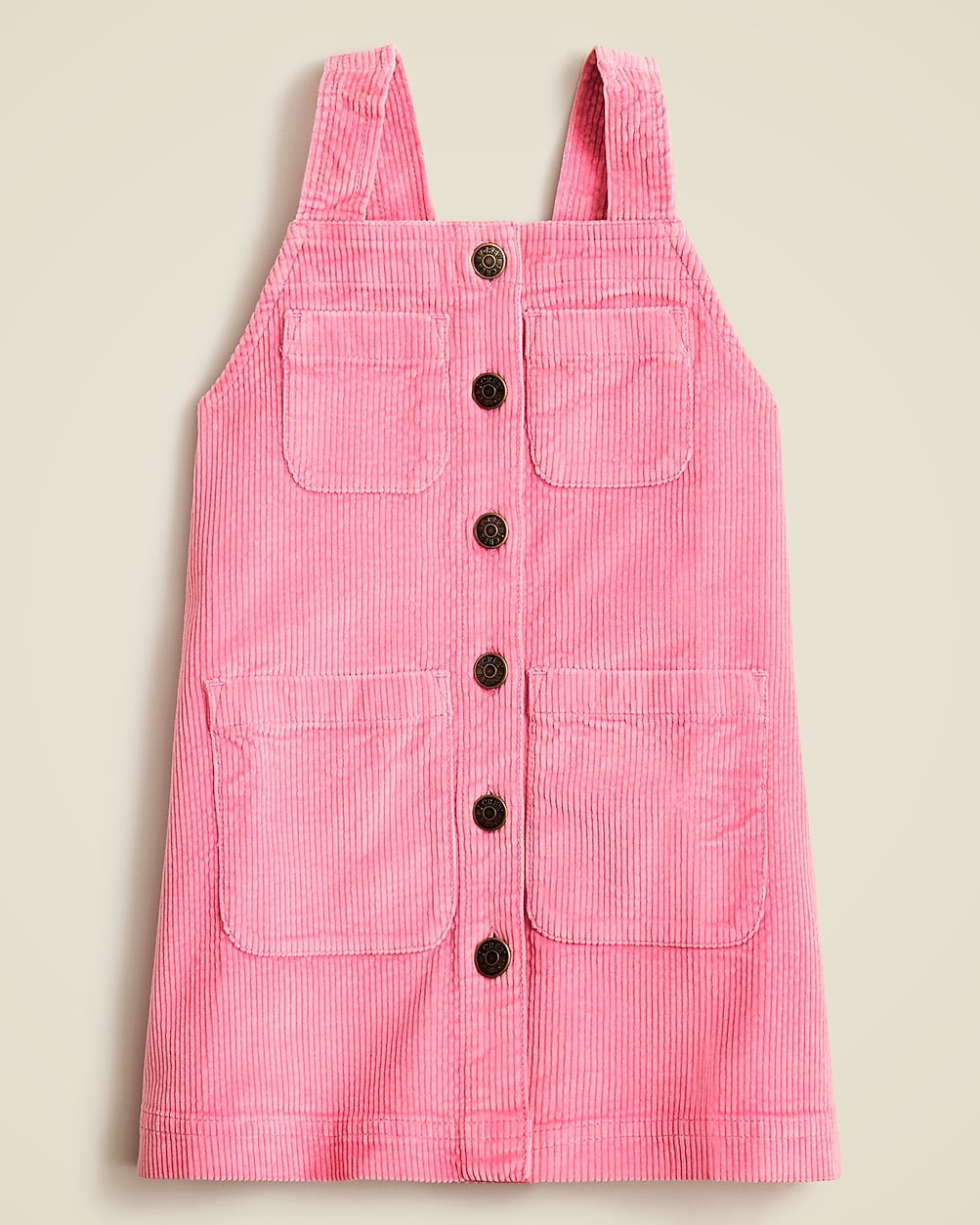 Girls' button-front dress in wide-wale corduroy | J. Crew US