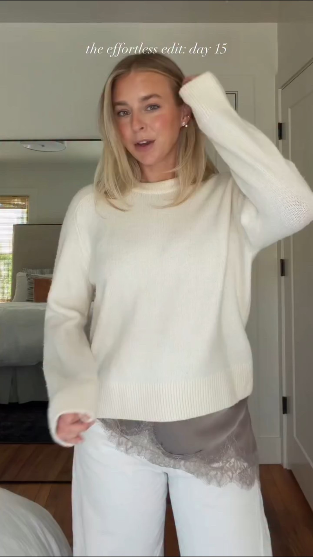 a winter white moment ☁️ #theeffortlessedit