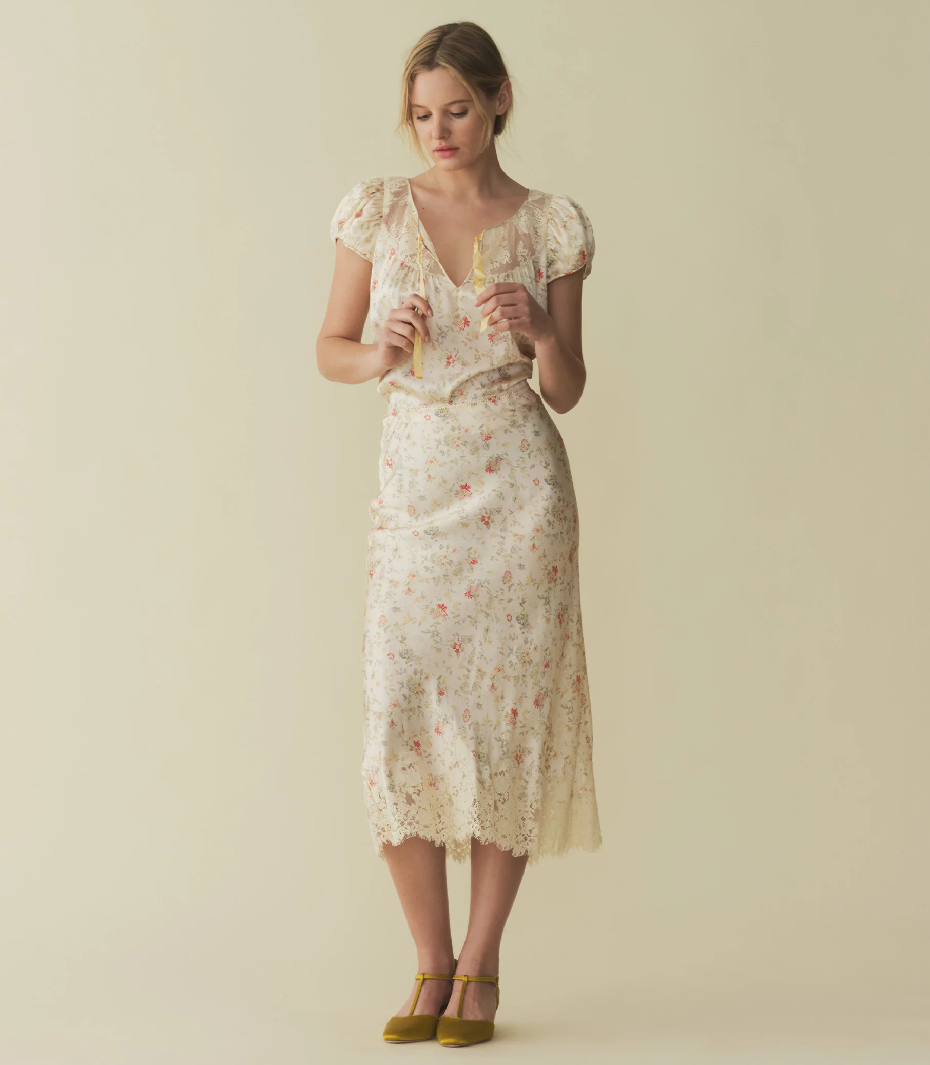 Camri Top - Flowering Meadow | DÔEN | DOEN