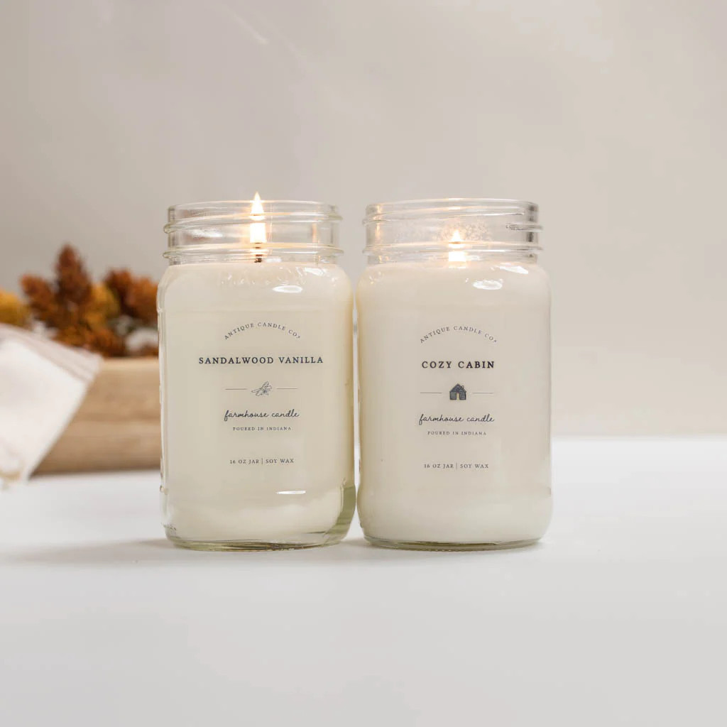 Sandalwood Vanilla & Cozy Cabin Bundle | Antique Candle Co.