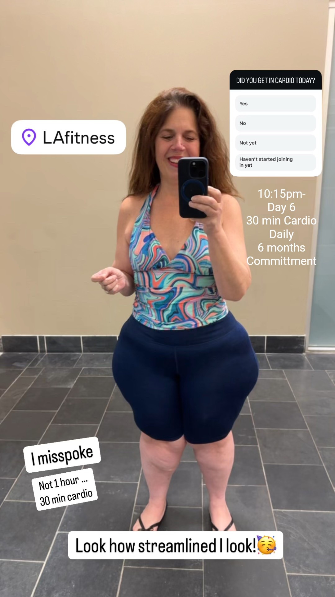 Day 6 - 30 min daily cardio

Made it just in time with 30 minutes left at the pool at 10:15pm. Chose to do pool work because I tweaked my back in the morning. Was hoping it would resolve but ultimately decided not to push it at the last second.

Worked out and was amazed how different my reflection looked since the last time I was at LA Fitness.
The inflammation reduction is real and some of the Lipedema hallmarks are really reducing👏

#LTKWatchNow #LTKMidsize #LTKActive