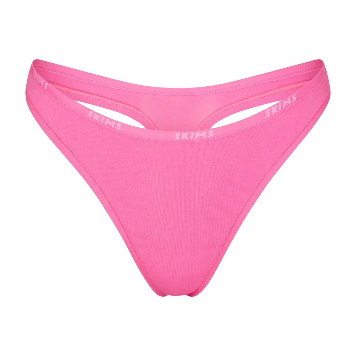 COTTON LOGO DIPPED THONG | SKIMS (US)