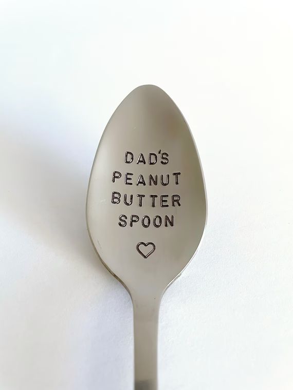 Dad's Peanut Butter Spoon-or YOUR Name-fathers Day | Etsy | Etsy (US)