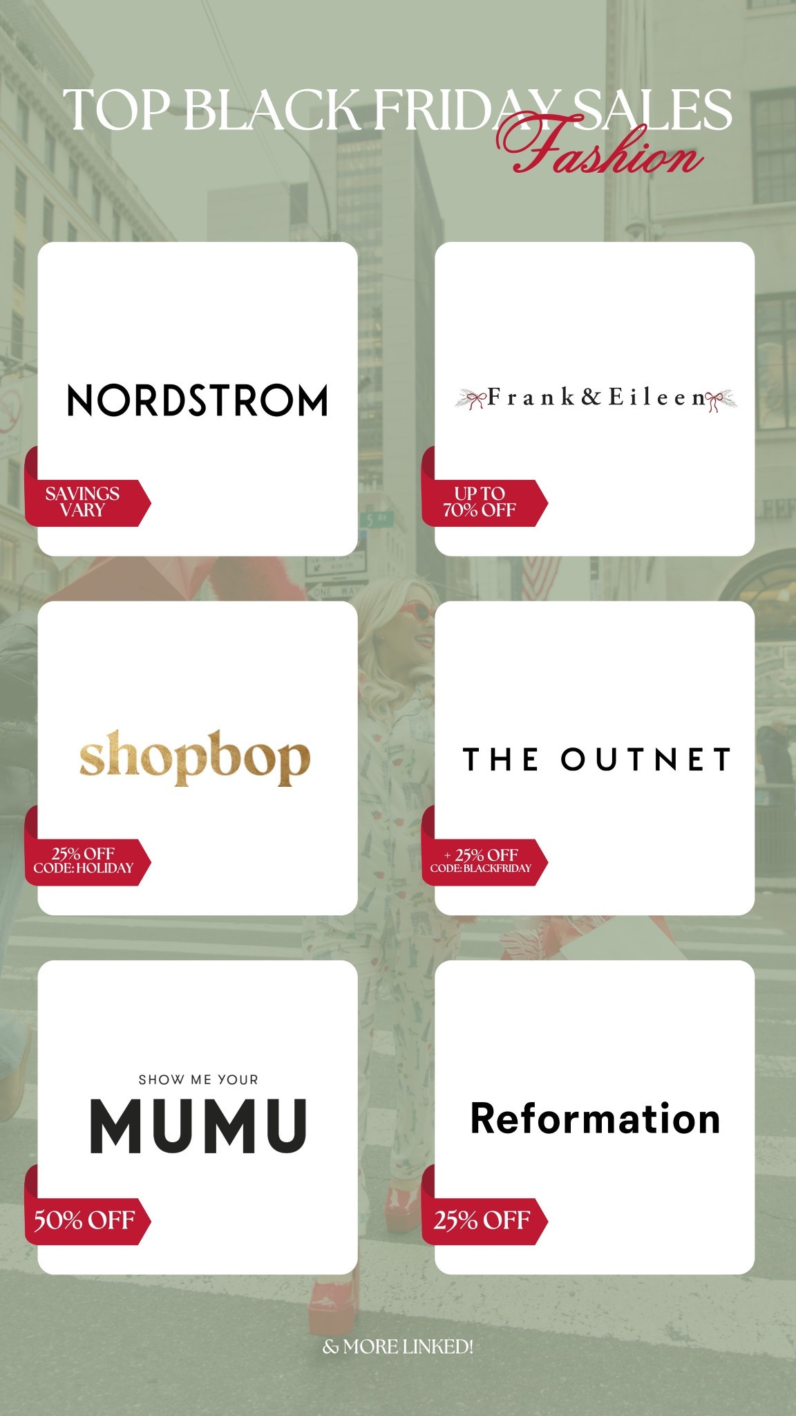 Top FASHION Black Friday sales!

#LTKCyberWeek #LTKGiftGuide #LTKSaleAlert