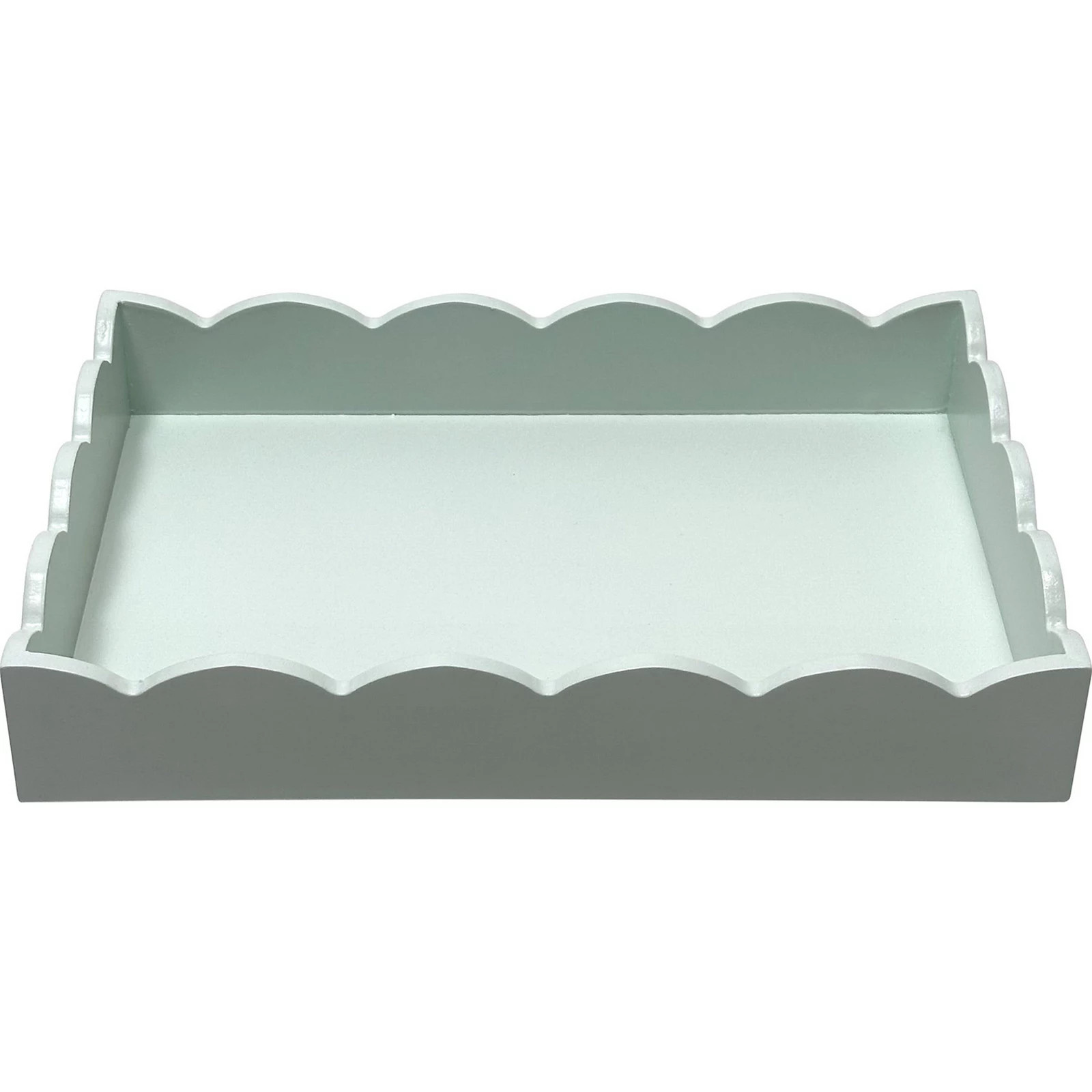 Scalloped Edge Tray Table Decor - Sea Foam | Kohl's