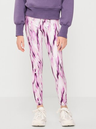 High-Waisted PowerSoft 7/8-Length Leggings for Girls | Old Navy (US)