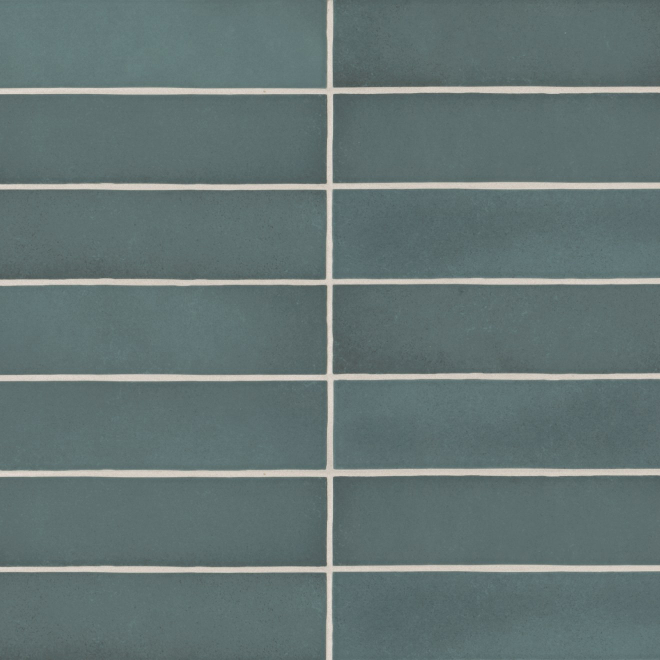 Makoto 2.5" x 10" Matte Ceramic Wall Tile in Arashi Blue | Bedrosians Tile & Stone