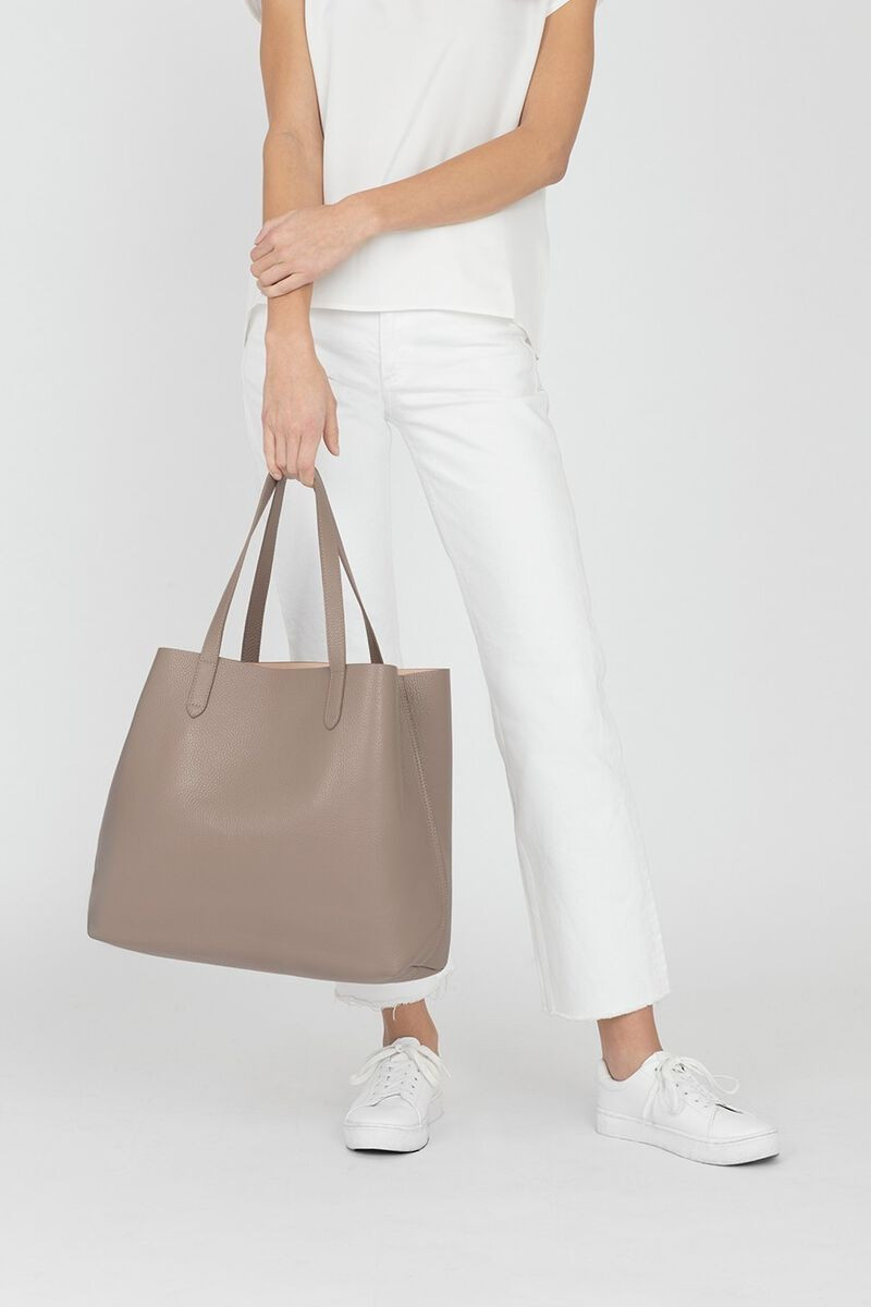 Classic Structured Leather Tote | Cuyana