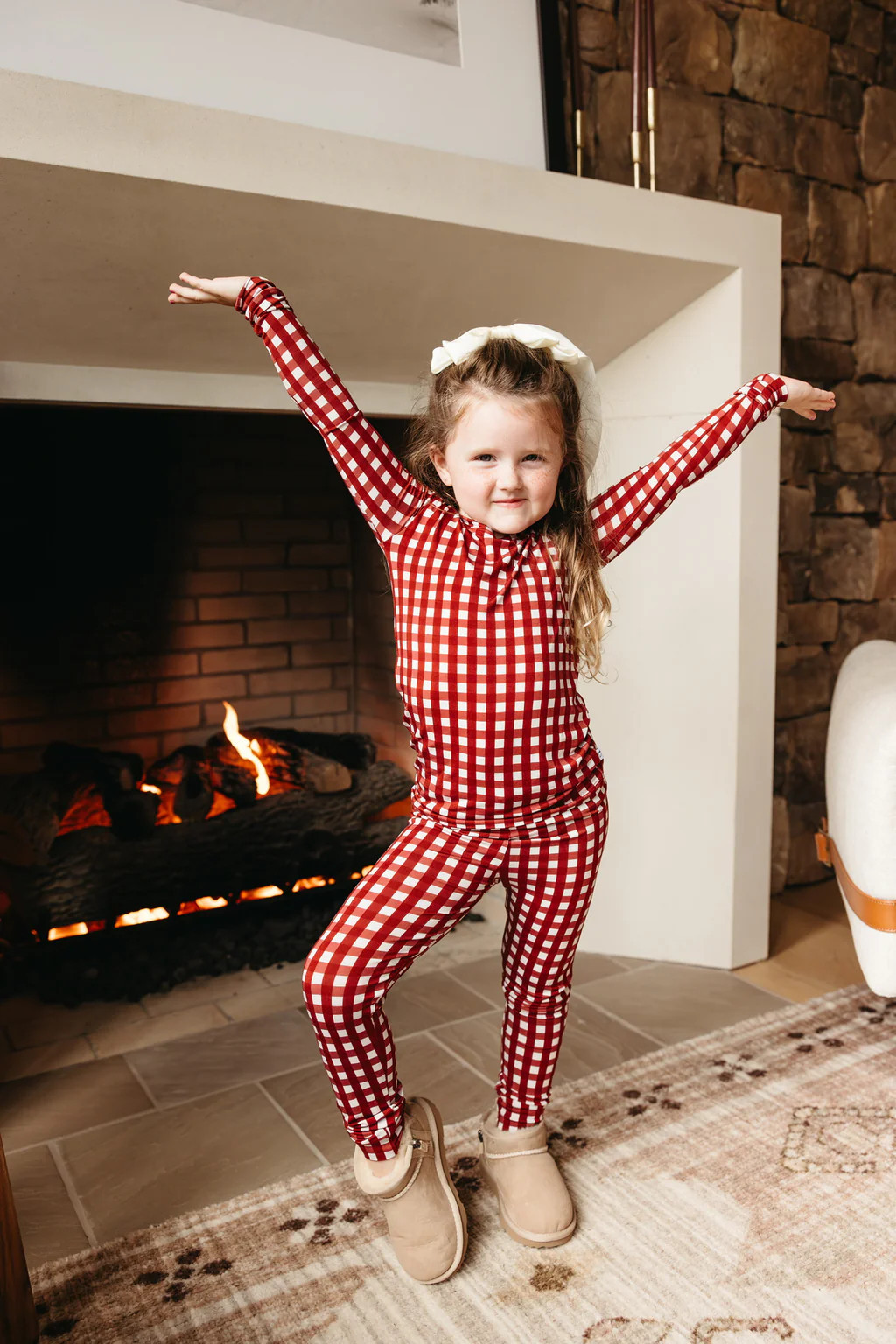 PRE-ORDER PEPPERMINT PLAID DREAM SET | Dream Big Little Co.