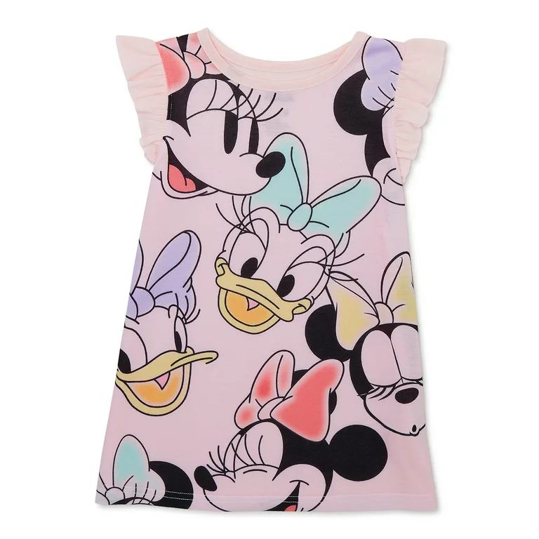 Disney Minnie Mouse Toddler Girls Pajama Nightgown, Sizes 2T-5T | Walmart (US)