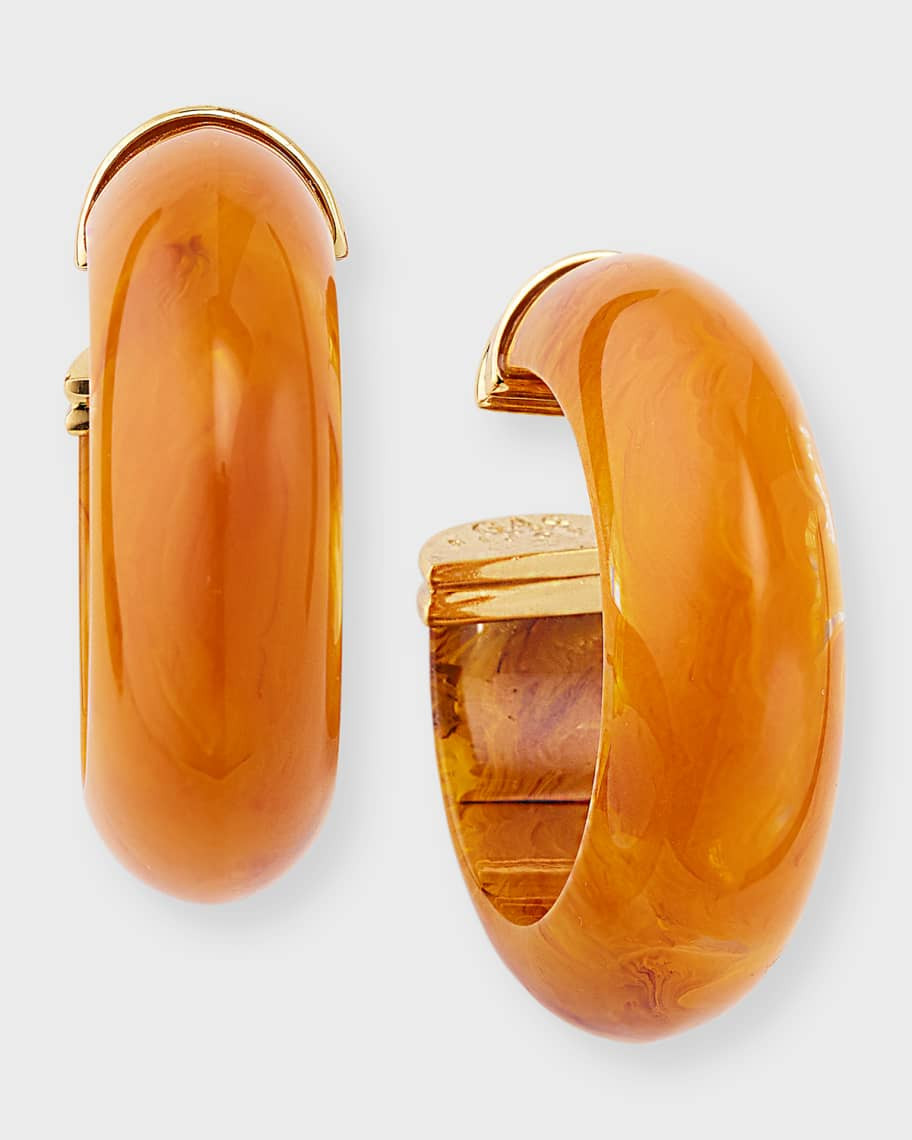 Gas Bijoux Abalone Hoop Earrings | Neiman Marcus
