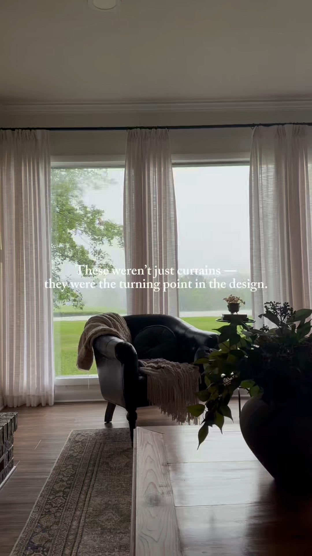 Everything about this room changed once these custom curtains went up! 

✨Use code REFUGE at checkout for 22% off your order✨

Featured Product: Liz Linen Drape Pleated | Beige White | Pinch Pleat | Unlined | Memory Shape 

#LTKHome