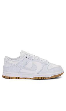 Nike Dunk Low Premium Next Nature Sneaker in White, Football Grey, & Gum Light Brown from Revolve... | Revolve Clothing (Global)