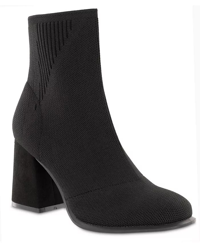 MIA Women's Pamina Knit Heeled Pull-On Booties - Macy's | Macys (US)