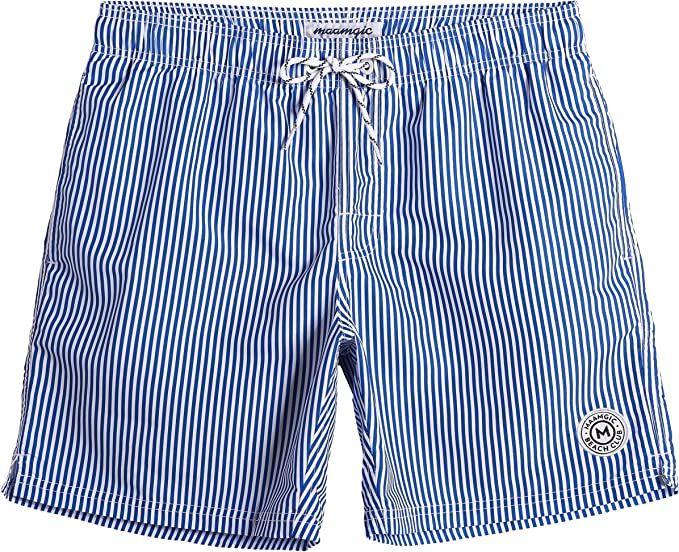 maamgic Mens Swim Trunks Quick Dry Swim Shorts with Mesh Lining Funny Swimwear Bathing Suits | Amazon (US)