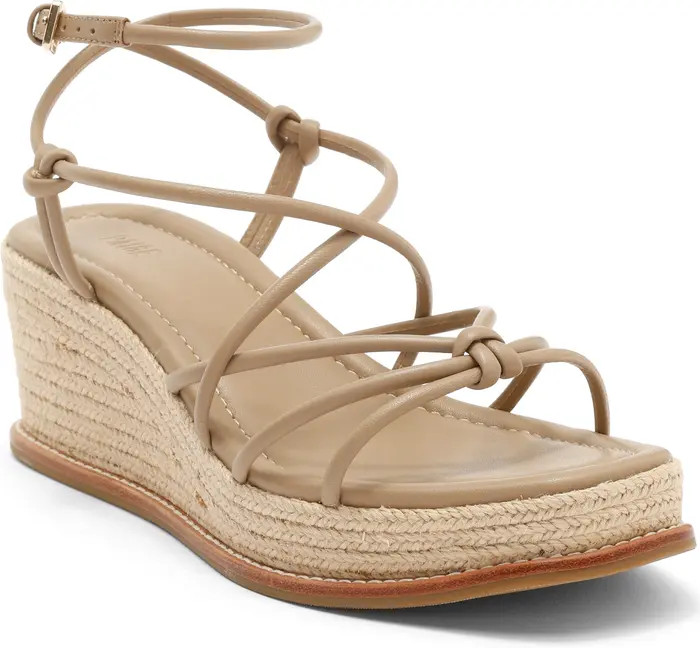 Julia Ankle Strap Espadrille Platform Wedge Sandal (Women) | Nordstrom Rack