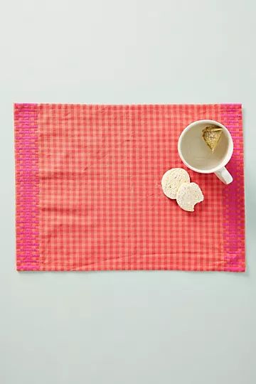 Posie Gingham Placemat | Anthropologie (US)