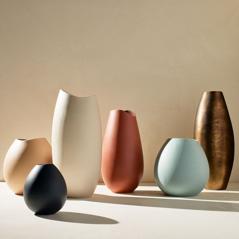 Organic Ceramic Vases | West Elm (US)