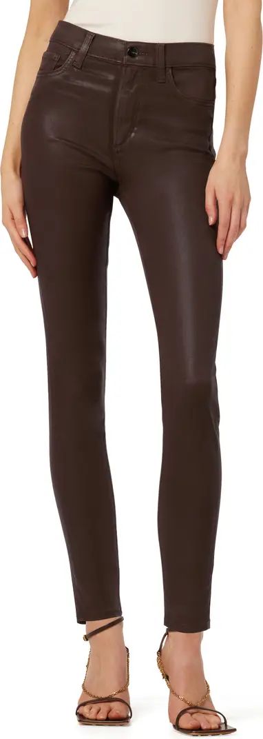 The Charlie High Waist Coated Ankle Skinny Jeans | Nordstrom