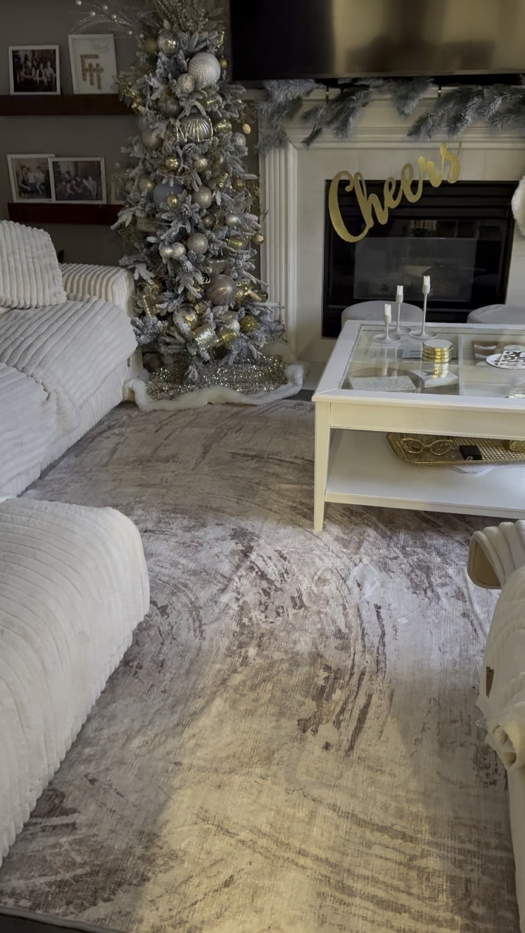 Obsessed with this rug! 
It’s machine washable and it’s so soft, has nonslip rubber at the bottom! Love the color! Also, love my flock tree! And my comfy sofas 👌🏾

#LTKcanada