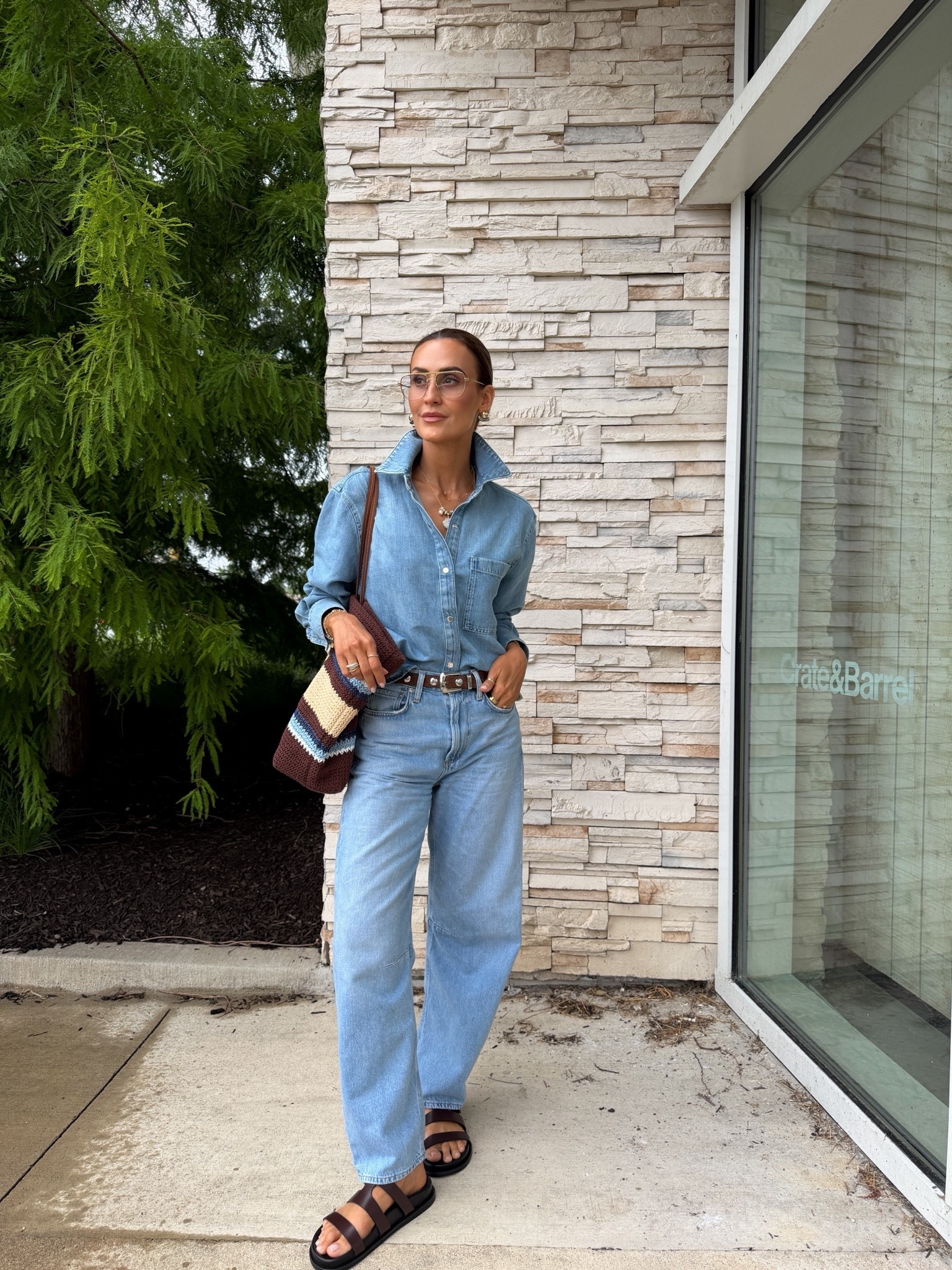 What I wore to go shopping today! 
Jeans 24 (they fit super big, size down!) 
Shirt xs 
Belt small 
Code KARINA20 good through Sunday!

#LTKootd #LTKSaleAlert #LTKSeasonal